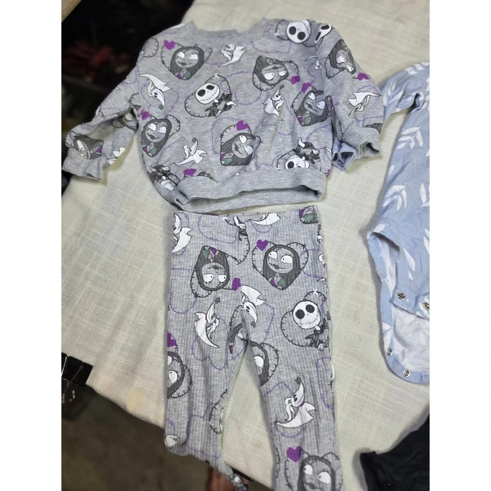 Baby Girls Carters Disney Nightmare Before Christmas Floral Bundle 18M 5pc Set